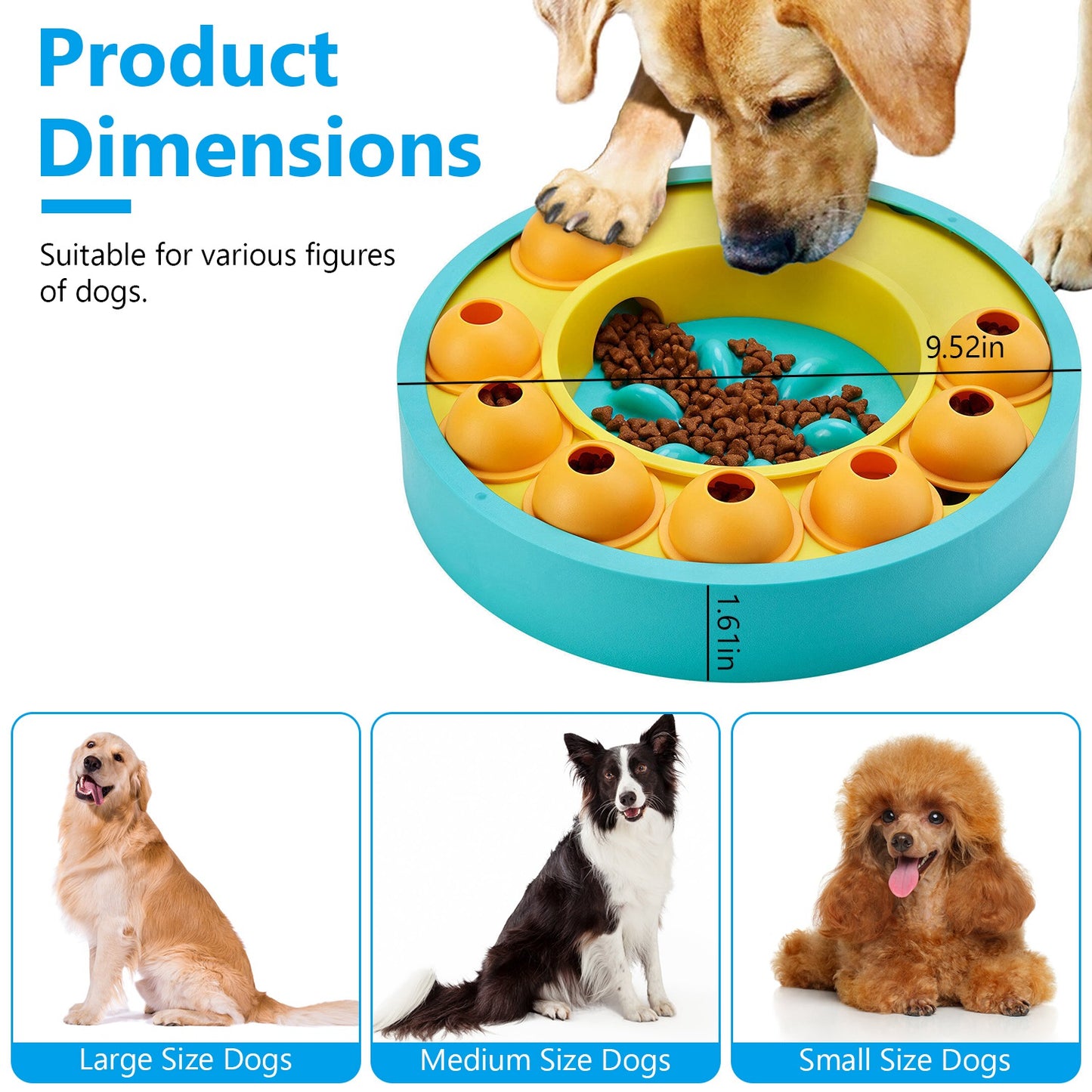 Dog Puzzle Feeder for Mental Stimulation