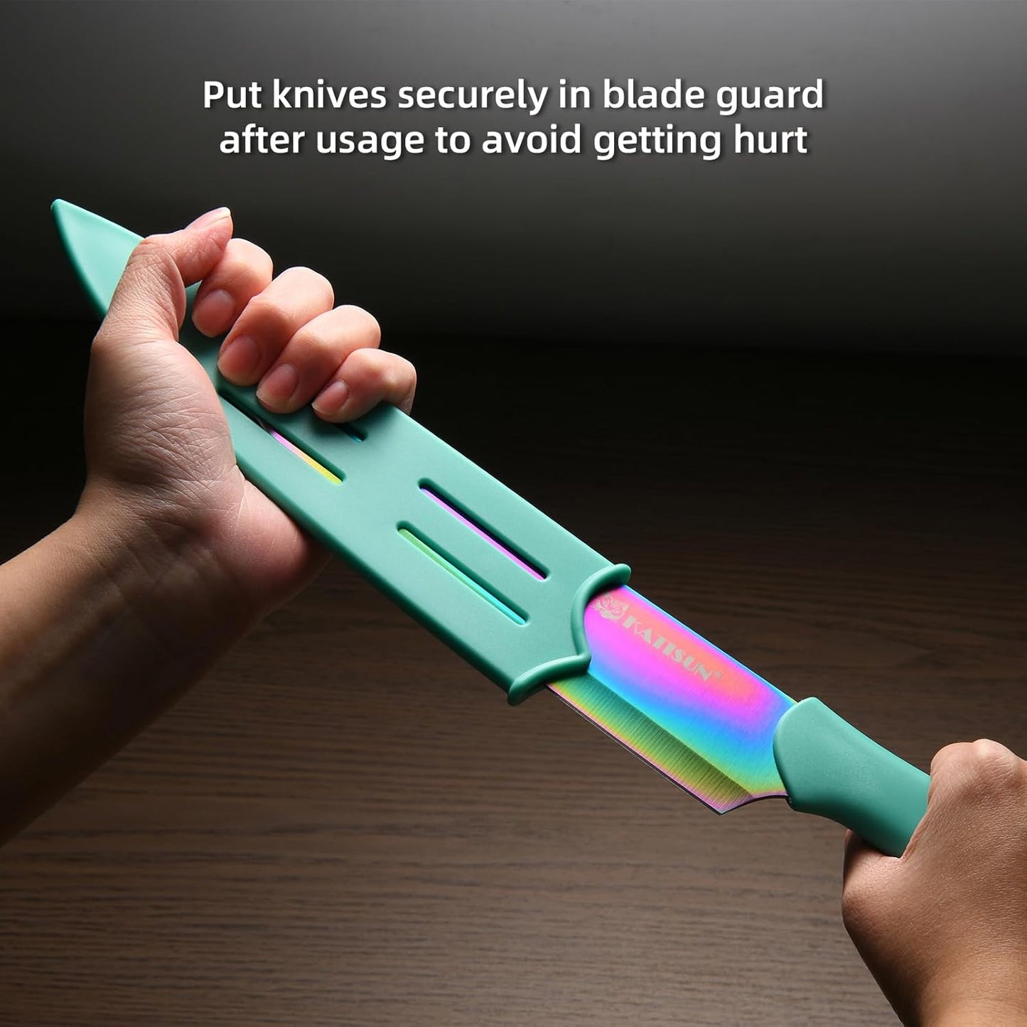 13-Piece Non-Stick Knife Set