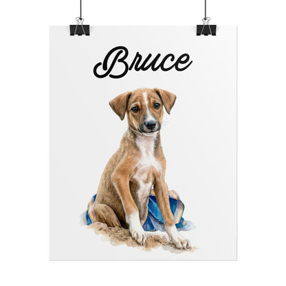 Custom Pet Portrait | Ready-to-Frame Print