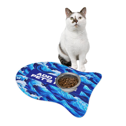 Fish Shape Personalized Feeding Mat (19"x14")