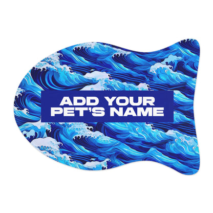 Fish Shape Personalized Feeding Mat (19"x14")