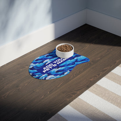 Fish Shape Personalized Feeding Mat (19"x14")