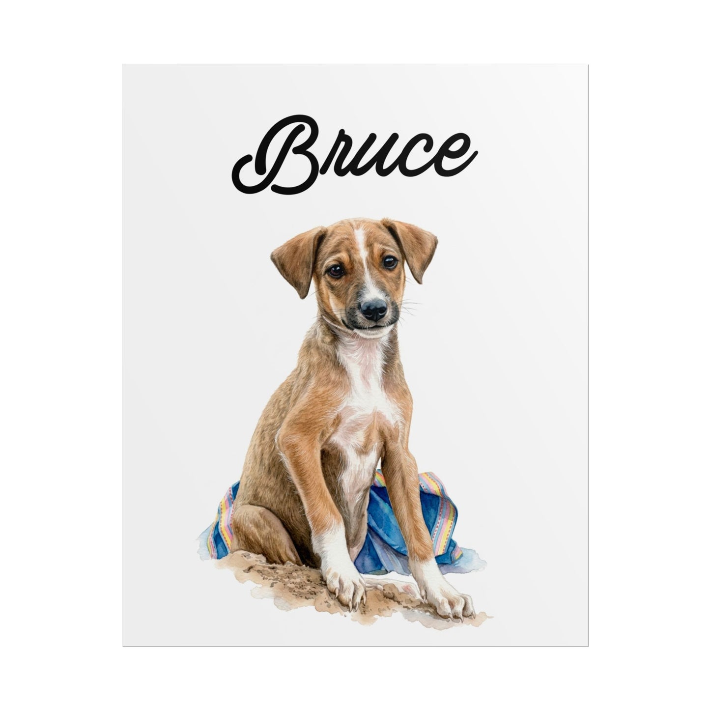 Custom Pet Portrait | Ready-to-Frame Print