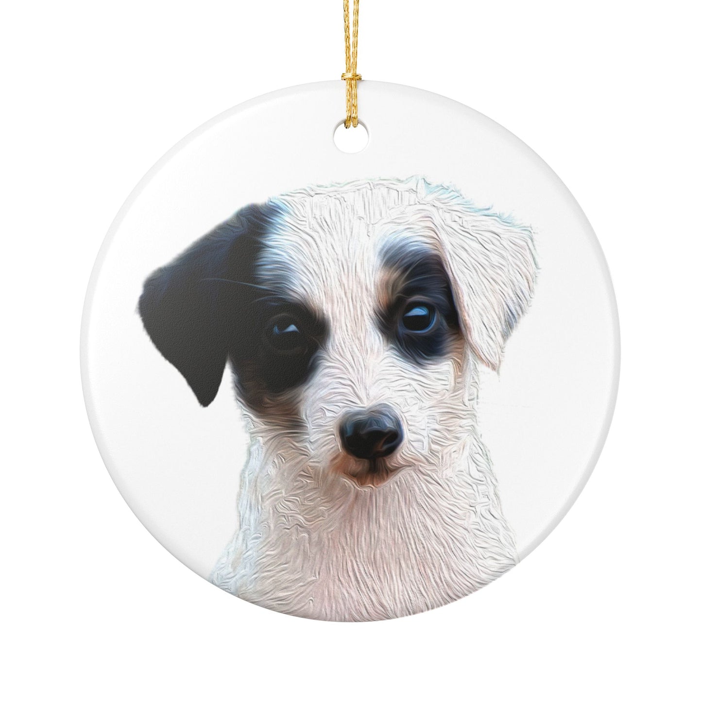 Custom Pet Photo Ornament | Double-Sided Personalized