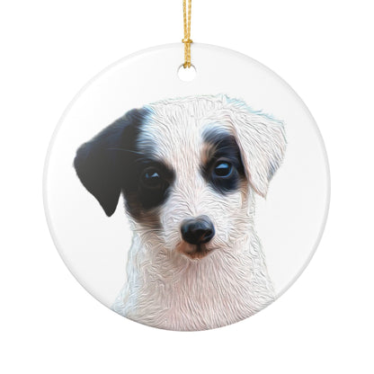 Custom Pet Photo Ornament | Double-Sided Personalized