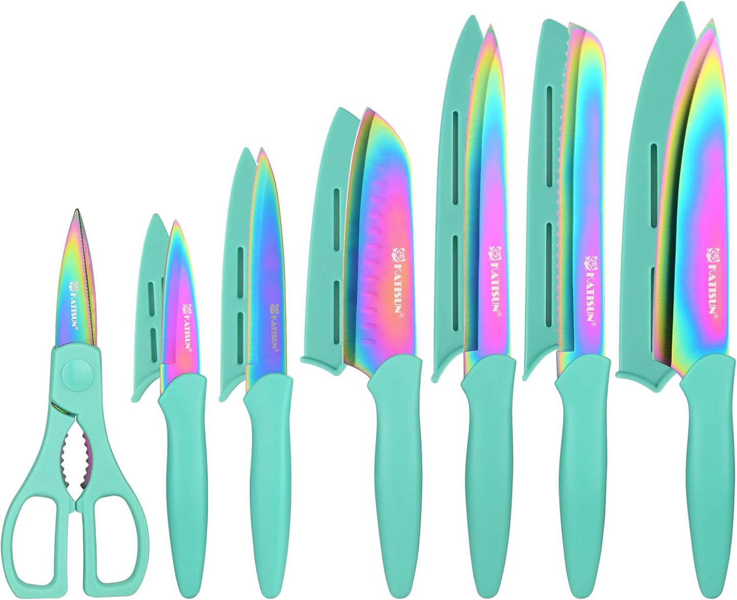 13-Piece Non-Stick Knife Set