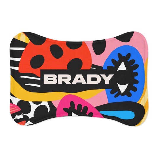 BRADY - Personalized Pet Feeding Mat