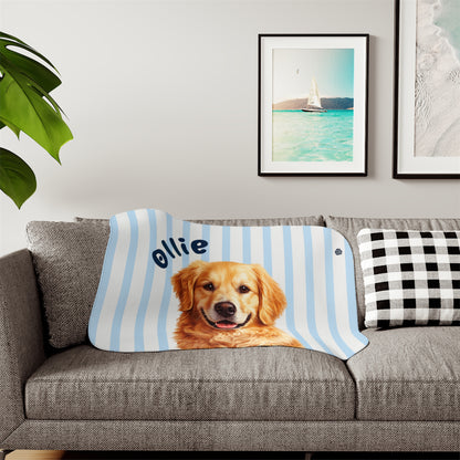 Custom Pet Sherpa Blanket