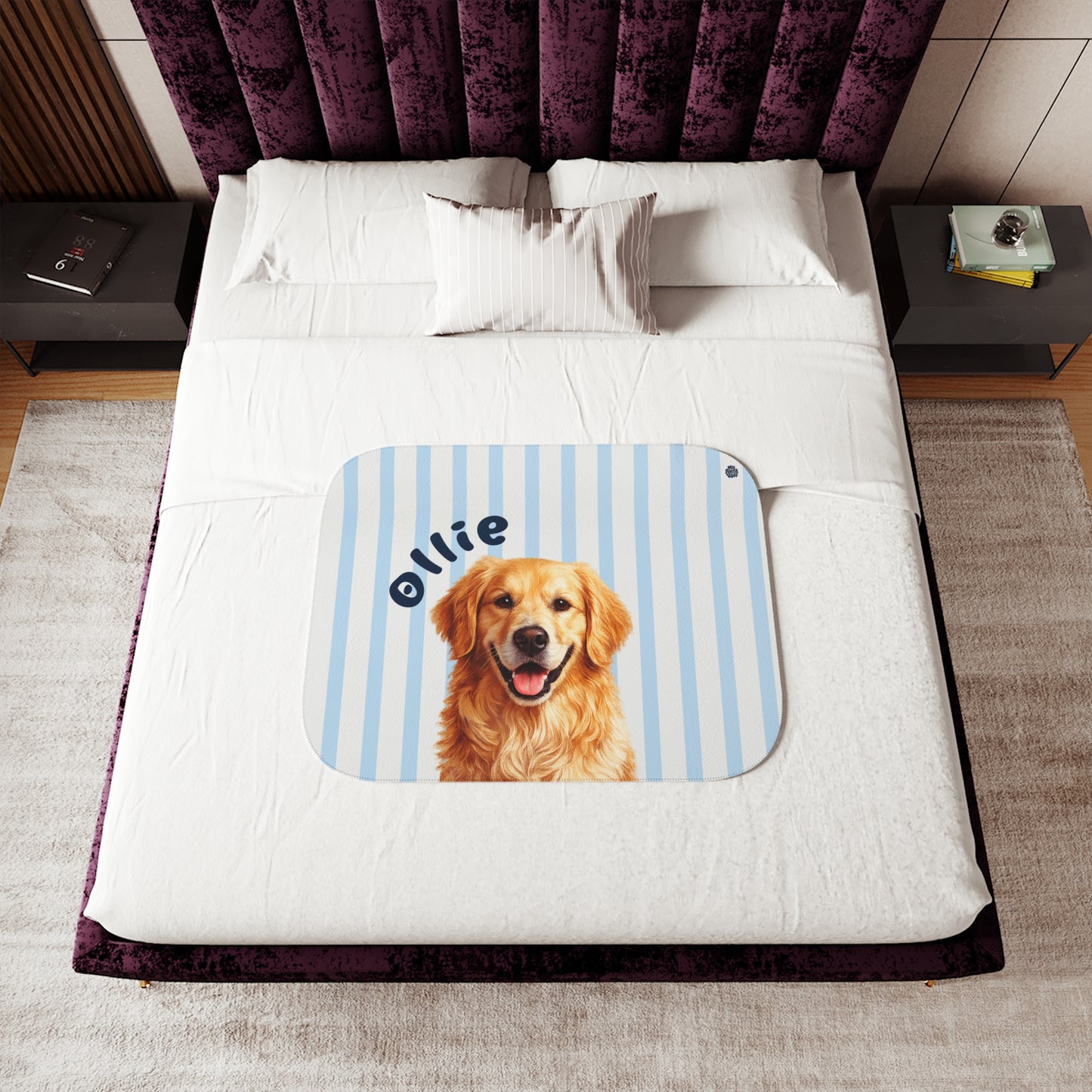 Custom Pet Sherpa Blanket