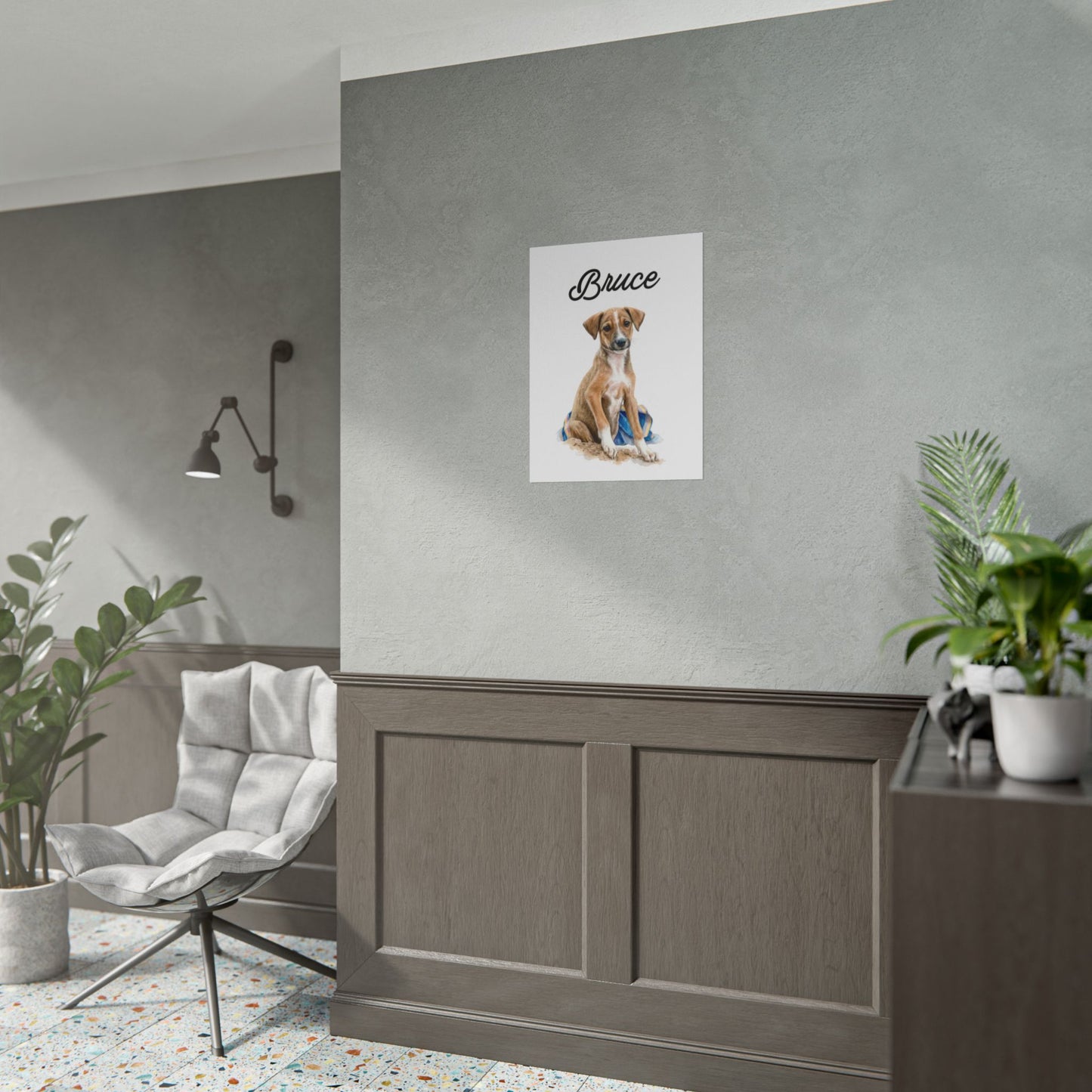 Custom Pet Portrait | Ready-to-Frame Print