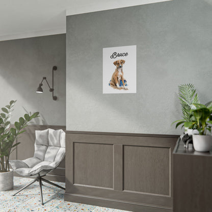 Custom Pet Portrait | Ready-to-Frame Print