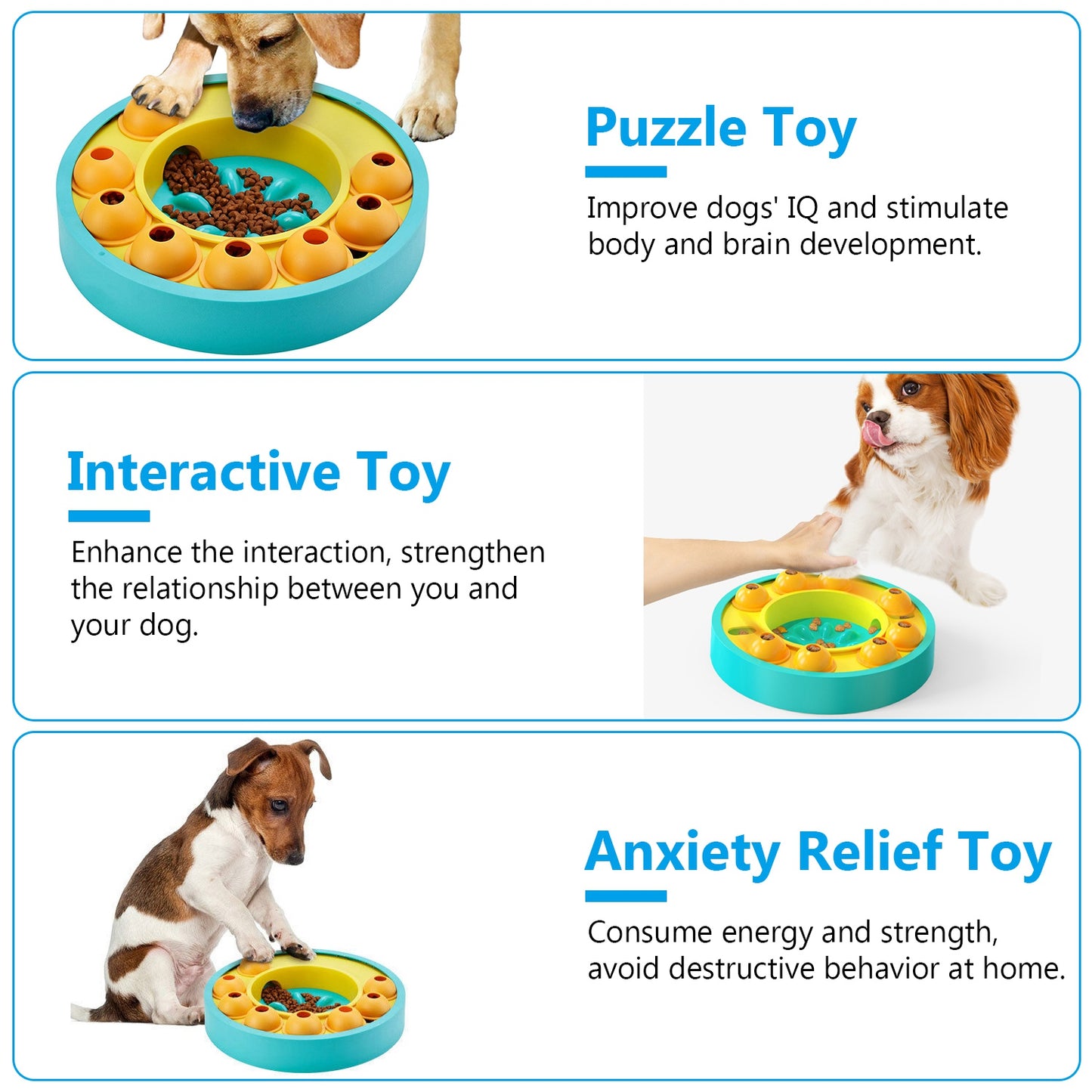 Dog Puzzle Feeder for Mental Stimulation