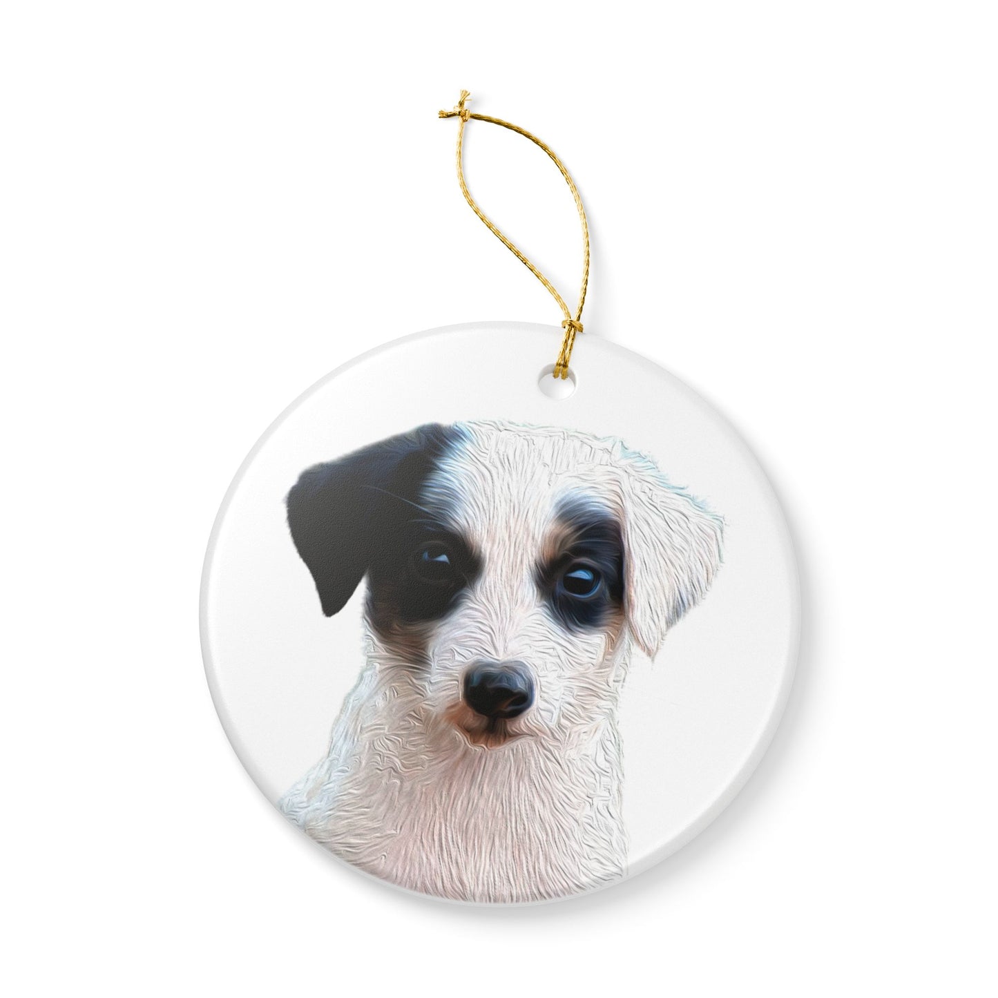 Custom Pet Photo Ornament | Double-Sided Personalized