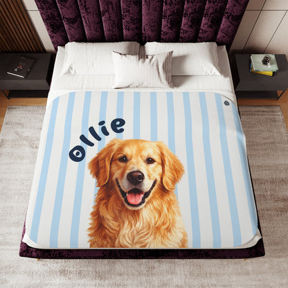 Custom Pet Sherpa Blanket