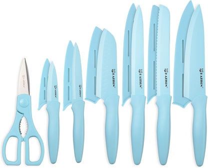 13-Piece Non-Stick Knife Set