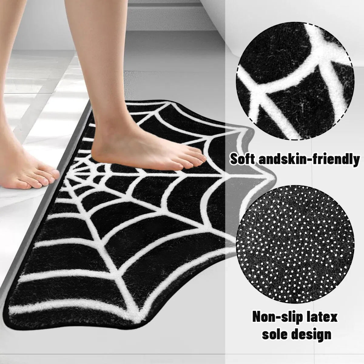 Spider Web Bath Mat