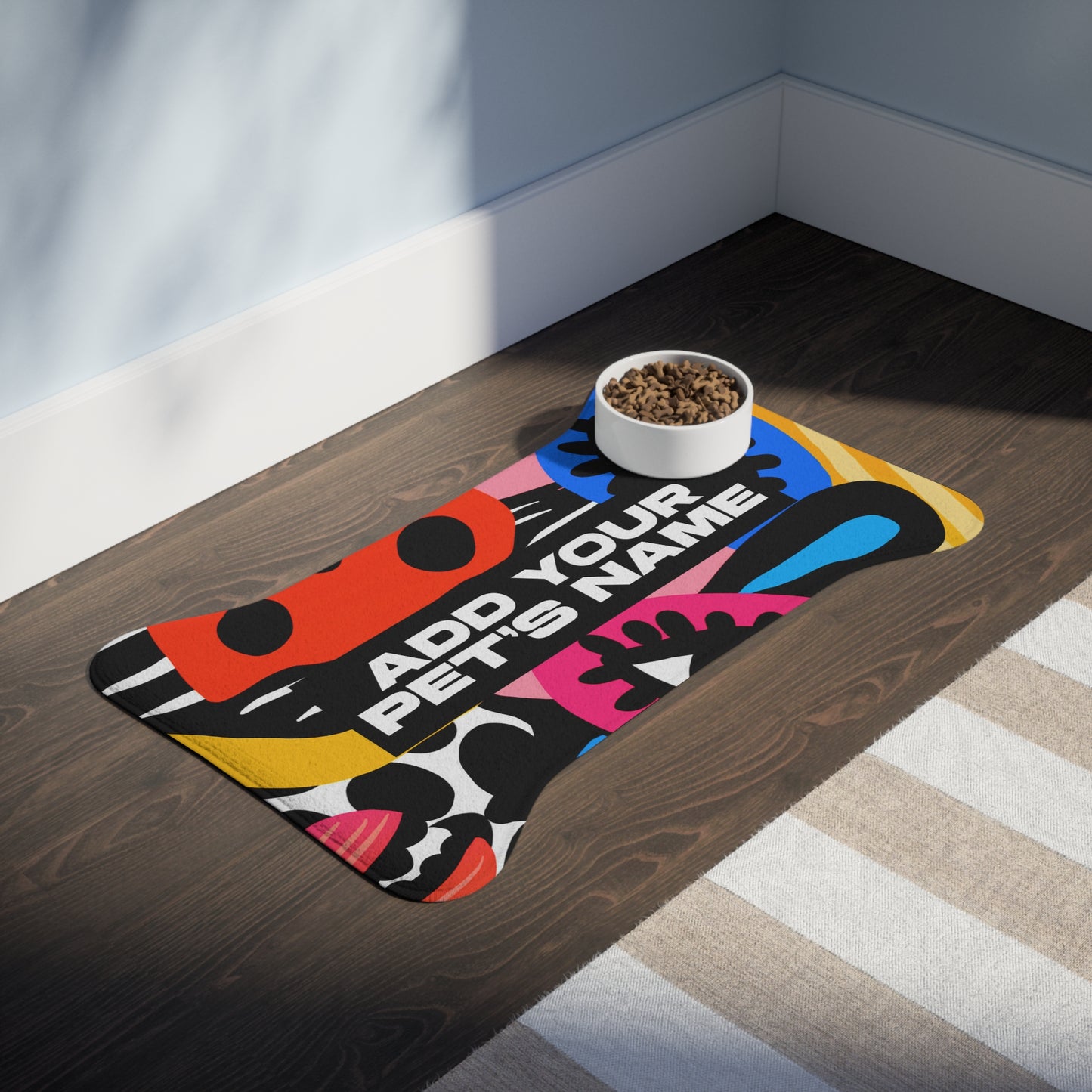 Premium Large Personalized Feeding Mat (30"x18")