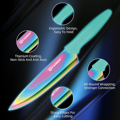 13-Piece Non-Stick Knife Set