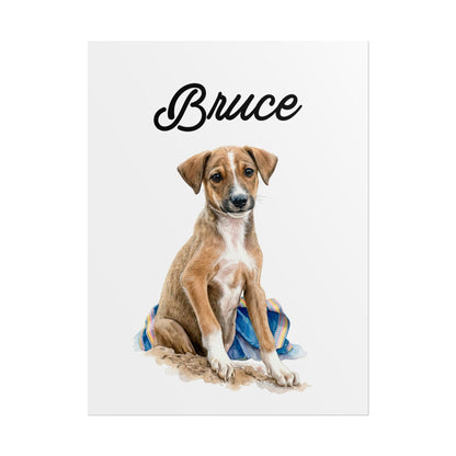 Custom Pet Portrait | Ready-to-Frame Print