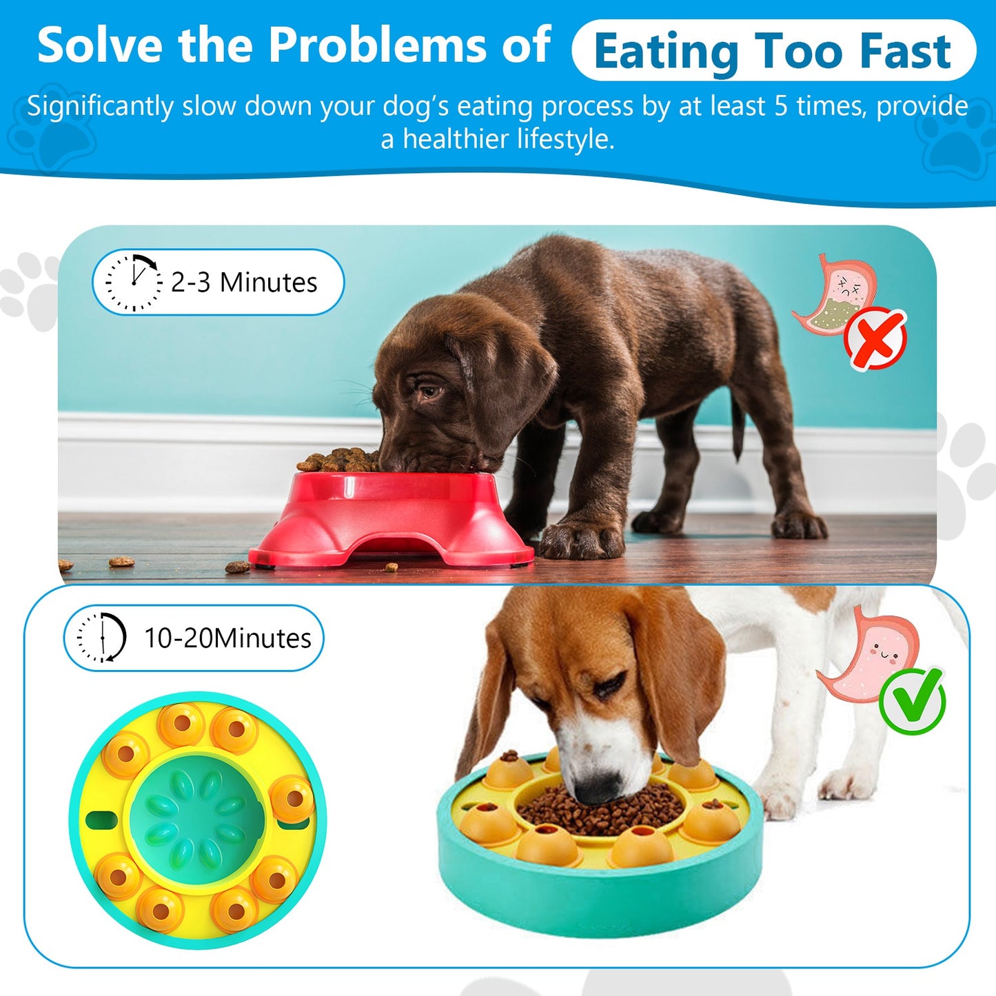 Dog Puzzle Feeder for Mental Stimulation