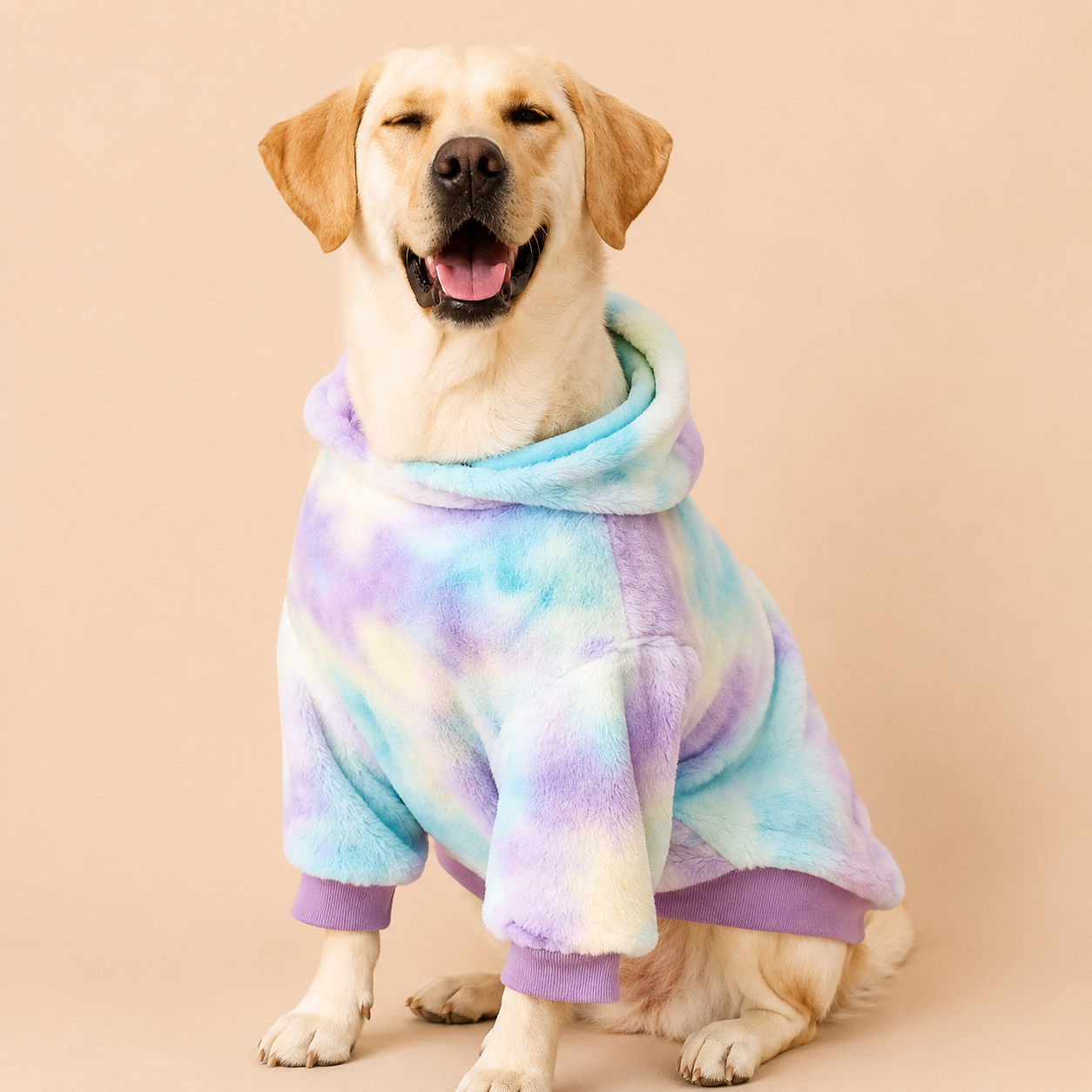Tie Dye Warm Jacket for Dogs