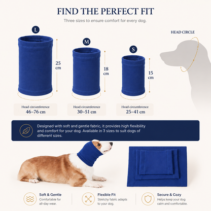 Pet Dog Comforter Headband Scarf
