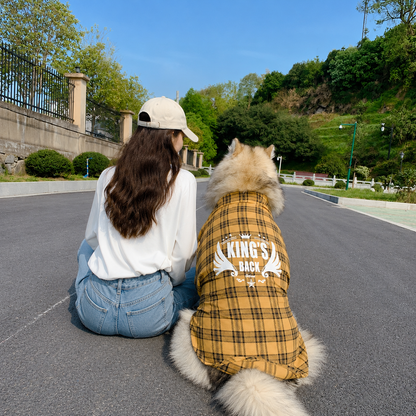 Stylish Plaid Shirt for Dogs
