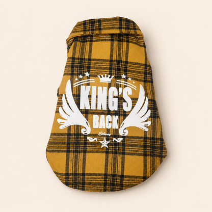 Stylish Plaid Shirt for Dogs