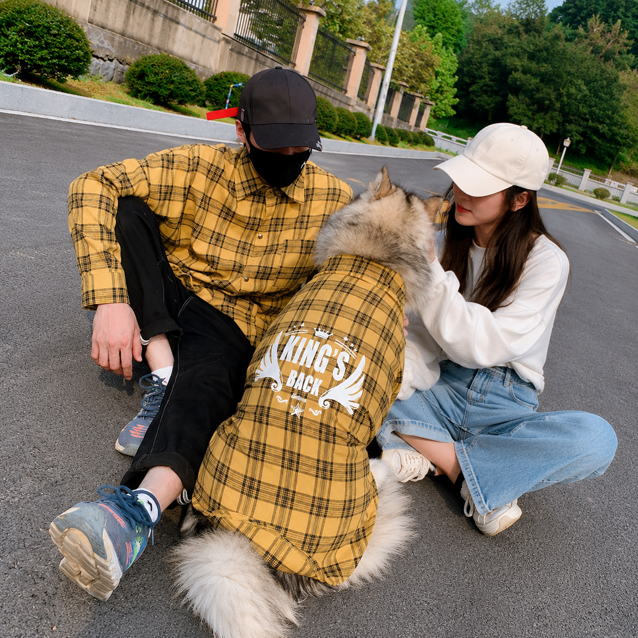 Stylish Plaid Shirt for Dogs