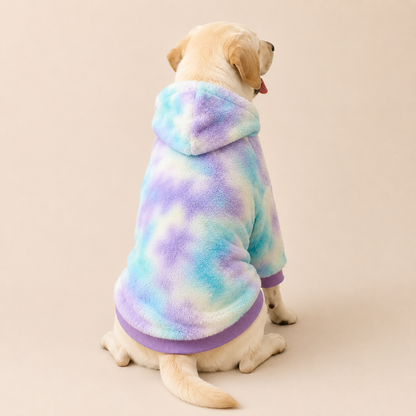 Tie Dye Warm Jacket for Dogs