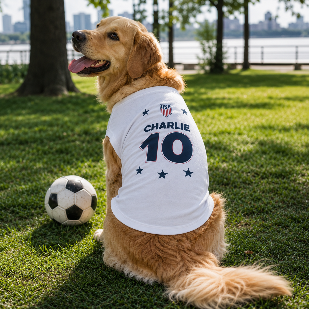 Jersey - Personalized USA World Cup Dog