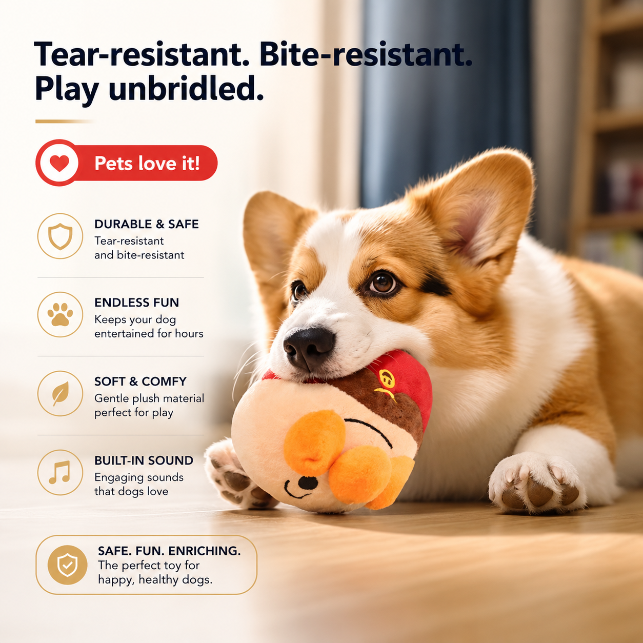 Boredom Buster Interactive Dog Toy