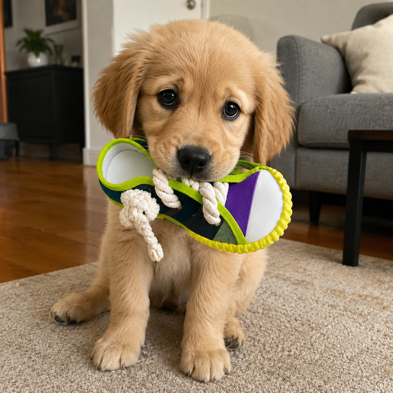 The Shoe He Can Chew