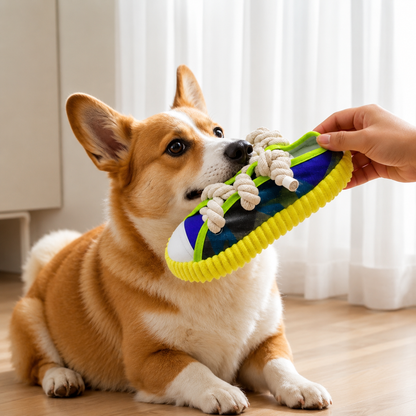 The Shoe He Can Chew