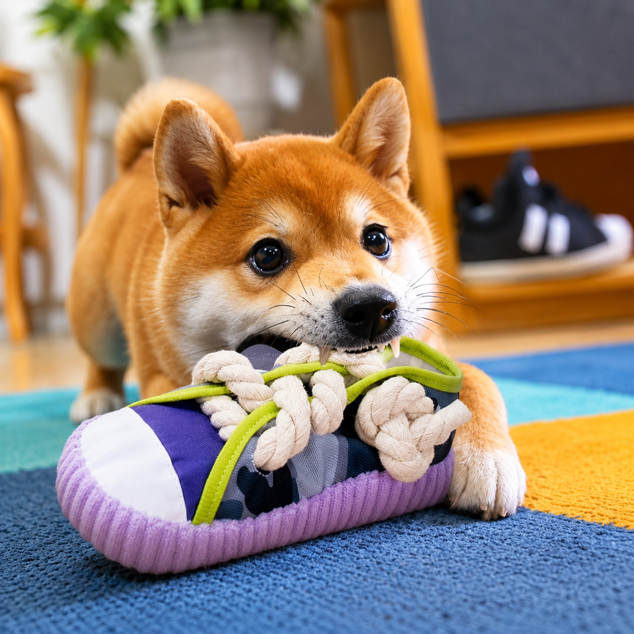 The Shoe He Can Chew