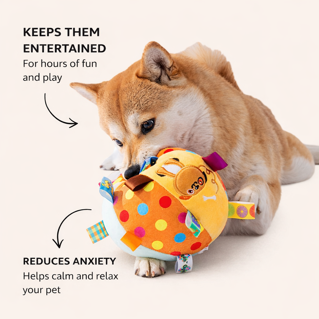 Tough Interactive Dog Ball Toy