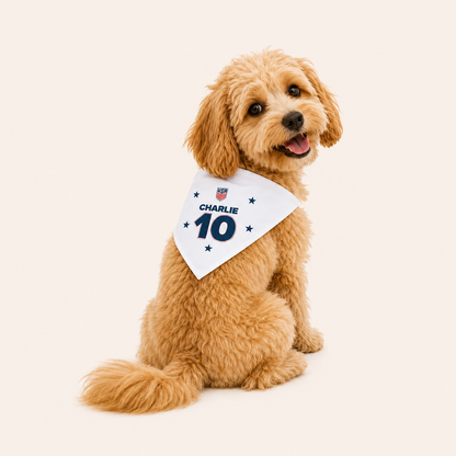 Bandana - Personalized USA World Cup Dog