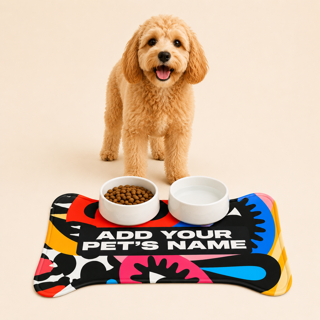 Premium Large Personalized Feeding Mat (30"x18")