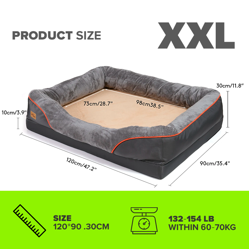Orthopedic Dog Bed – Super Soft Foam