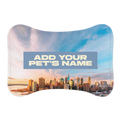 Bone Shape Personalized Feeding Mat (19"x14")