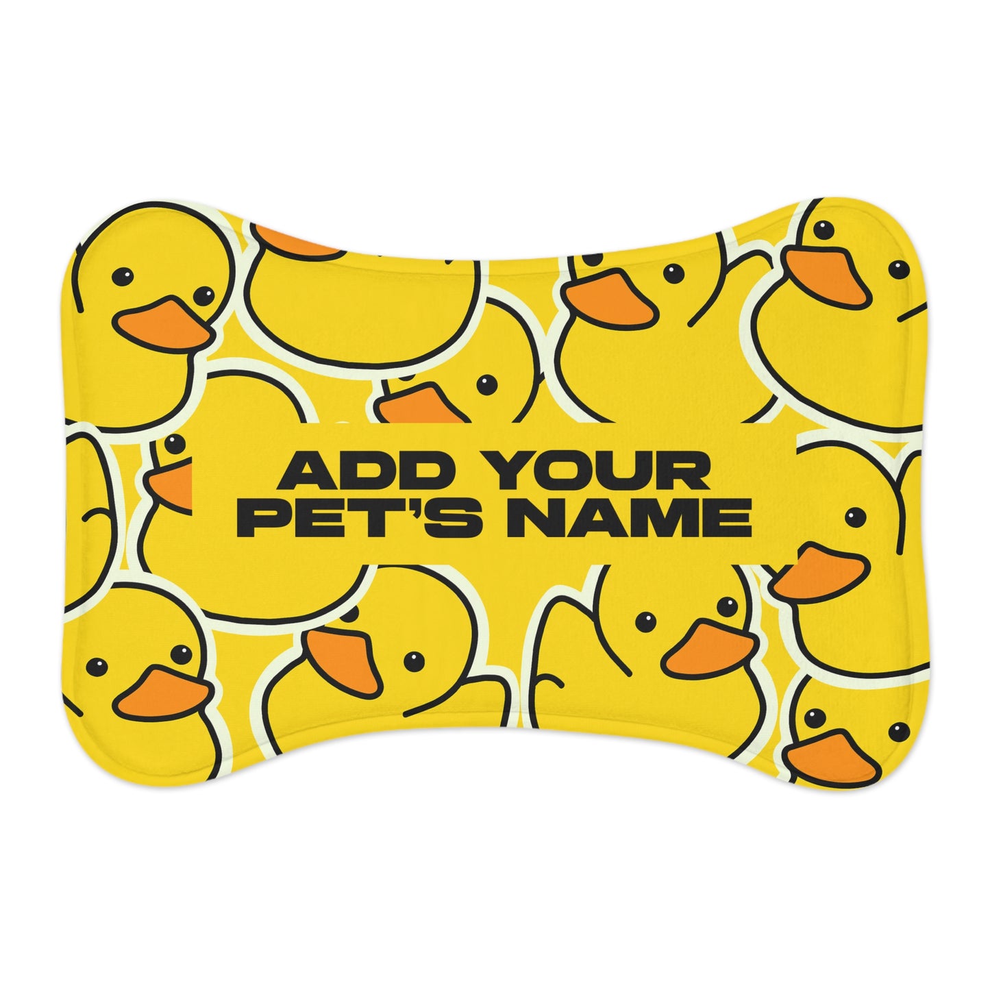 Bone Shape Personalized Feeding Mat (19"x14")