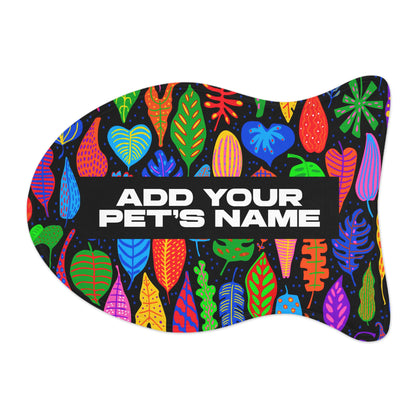 Fish Shape Personalized Feeding Mat (19"x14")