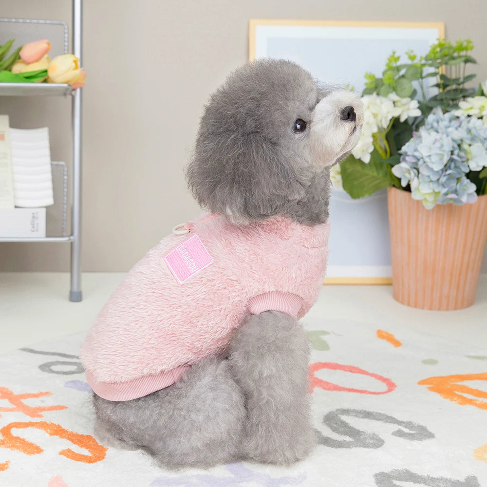 Soft Coral Fleece Pet Clothes