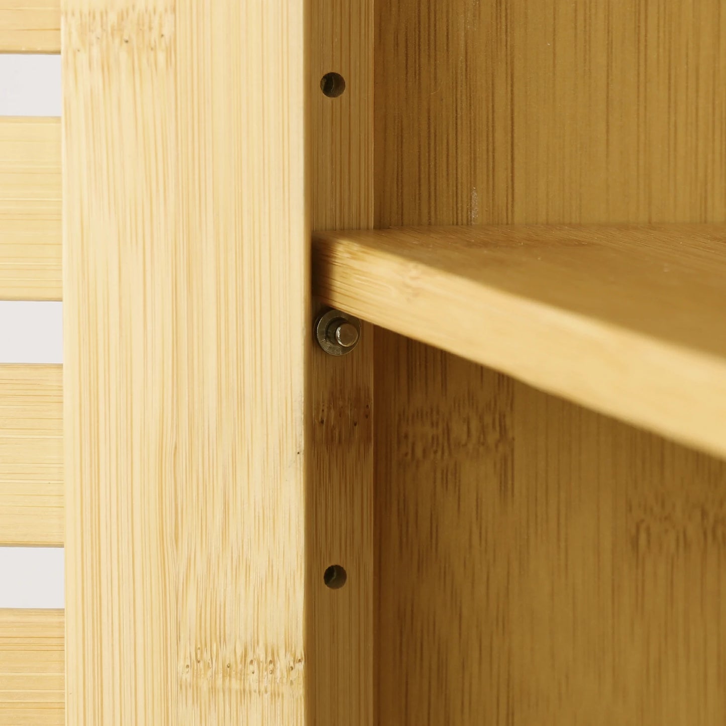 Wall-Mounted Bamboo Cabinet