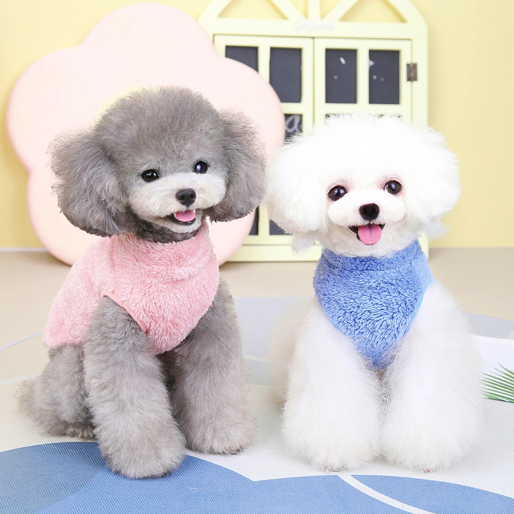 Soft Coral Fleece Pet Clothes