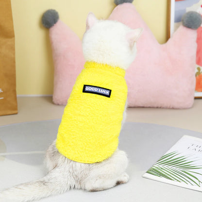 Soft Coral Fleece Pet Clothes