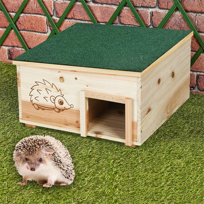 Wooden Hedgehog House – Small Animal Shelter