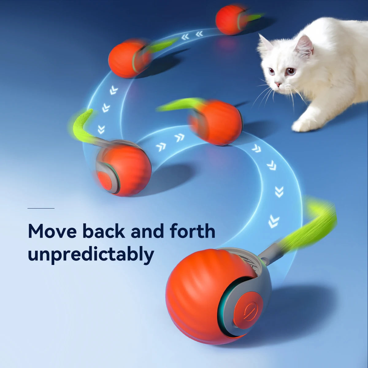 Interactive Cat Toy Ball - Automatic Moving
