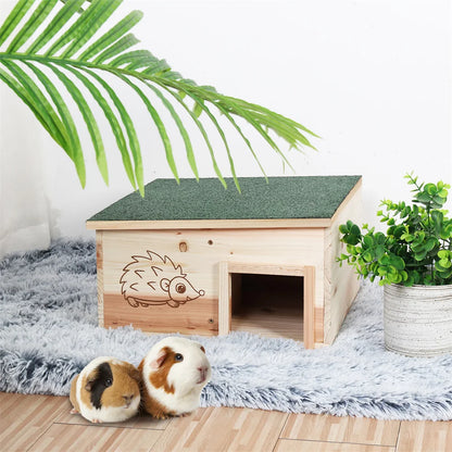Wooden Hedgehog House – Small Animal Shelter