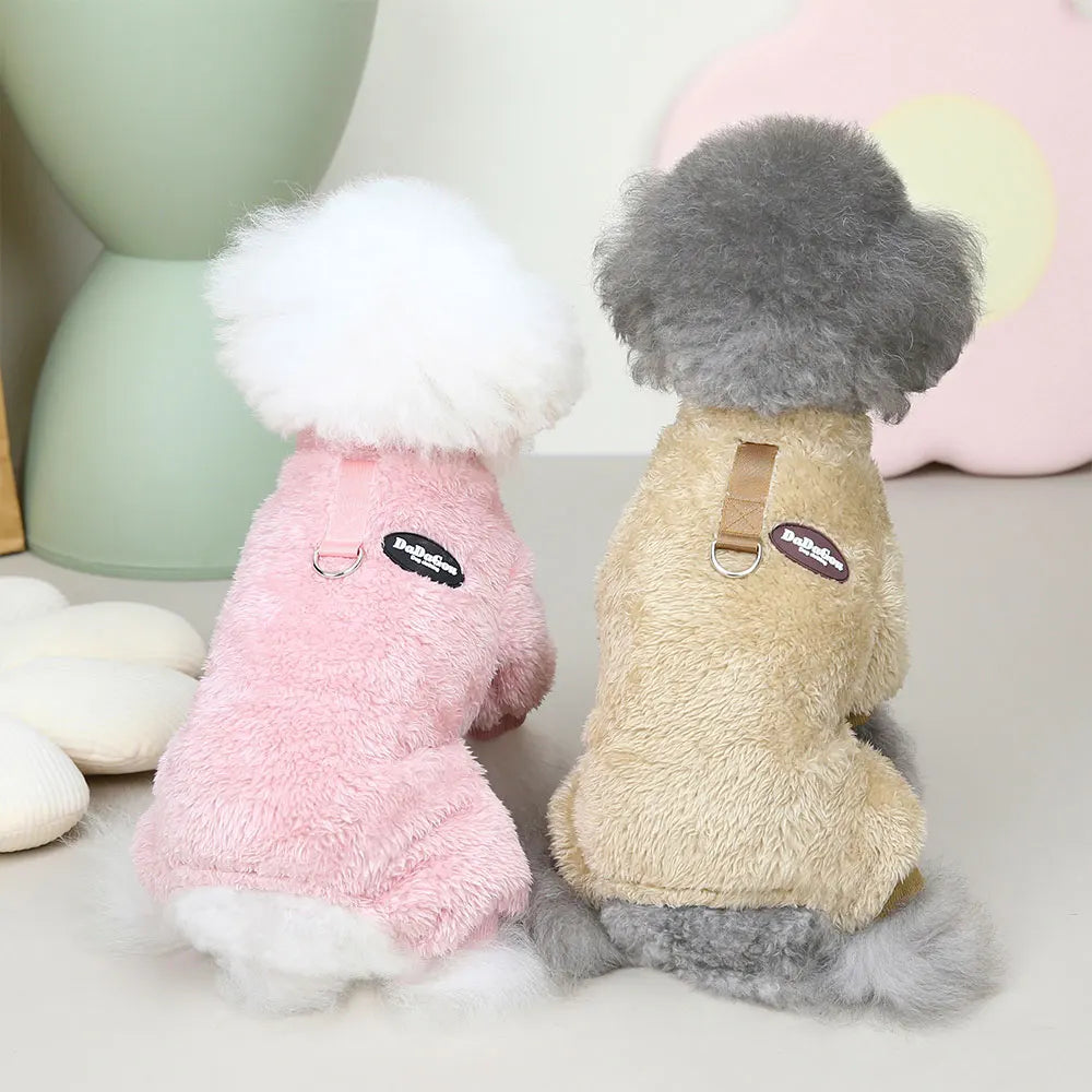 Soft Coral Fleece Pet Clothes